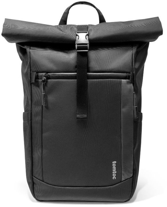 tomtoc Navigator – T61 Rolltop Backpack L, čierny