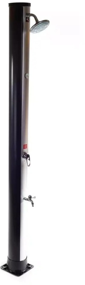 HAWAJ Sprcha solárna 38 l, čierno-strieborná