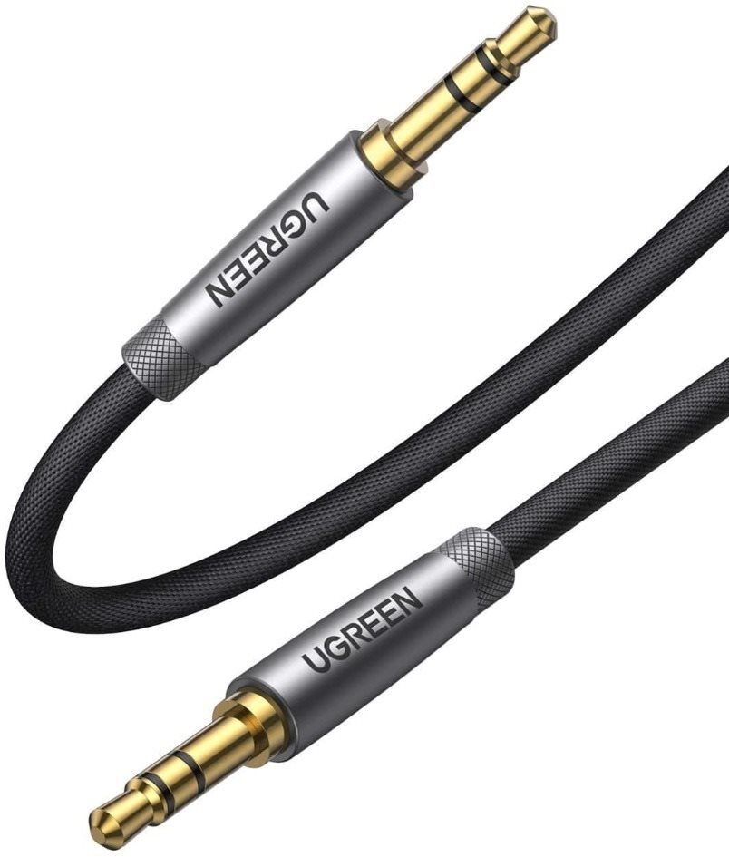 UGREEN 3,5 mm Cable Male to Male Alu Case Braid 1,5 m (Brown)