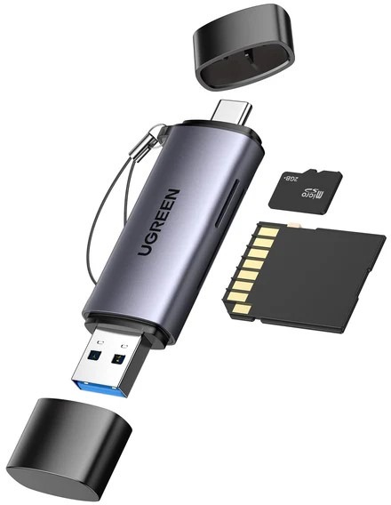 Ugreen USB-C/USB-A To TF/SD 3.0 Card Reader
