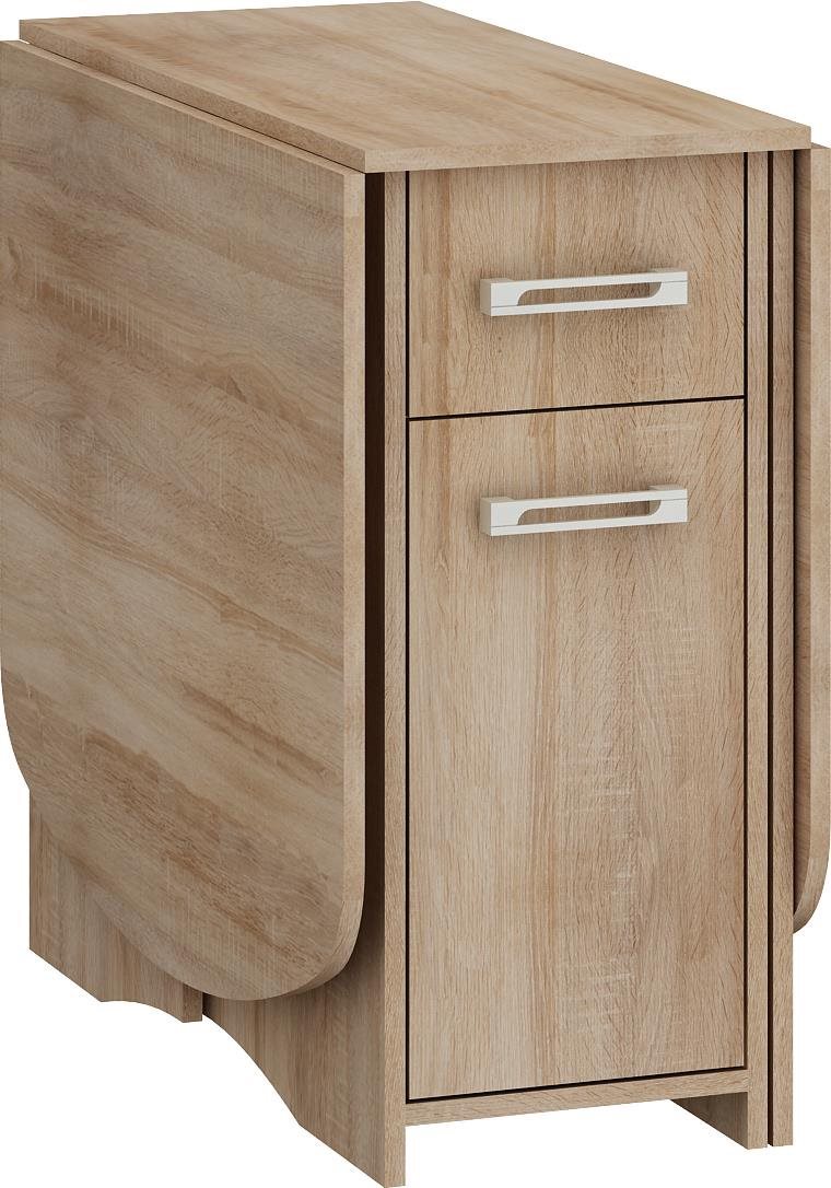 Sklápací jedálenský stôl LORENA X v dekore dub sonoma