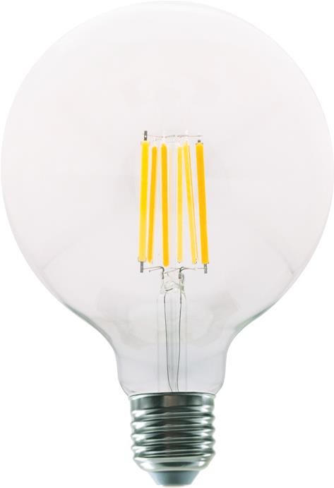 LED Globe Filament žiarovka číra G125 12 W / 230 V / E27 / 2 700 K / 1 540 Lm / 360°